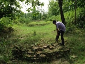 Buddhist ruins in the area